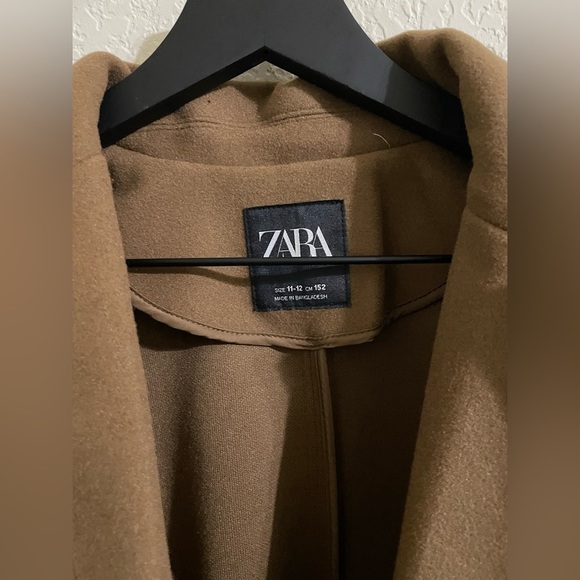 Zara Women's Brown Coat - Picture 2 of 7